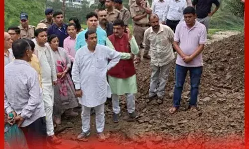 ਸੰਸਦ ਮੈਂਬਰ ਅਨਿਲ ਬਲੂਨੀ ਨੇ ਆਫ਼ਤ ਪ੍ਰਭਾਵਿਤ ਖੇਤਰ ਦਾ ਕੀਤਾ ਦੌਰਾ