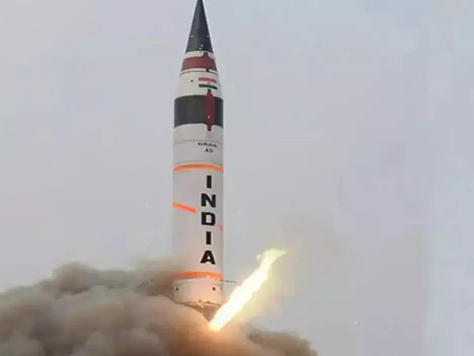 Agni 5 Missile: ਭਾਰਤ ਨੇ ਅਗਨੀ-5 ਬੈਲੇਸਟਿਕ ਮਿਜ਼ਾਈਲ ਦਾ ਕੀਤਾ ਸਫ਼ਲ ਪ੍ਰੀਖਣ