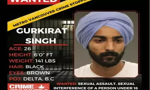 ਕੈਨੇਡਾ ਵਿਚ ਪੰਜਾਬੀ ਨੌਜਵਾਨ ਵਿਰੁੱਧ ਗ੍ਰਿਫ਼ਤਾਰੀ ਵਾਰੰਟ
