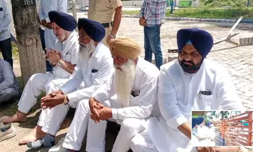 ਨਾਭਾ ਜੇਲ੍ਹ ਬਾਹਰ ਅਕਾਲੀ ਆਗੂਆਂ ਦਾ ਪਿਆ ਪੁਲਿਸ ਨਾਲ ਪੇਚਾ