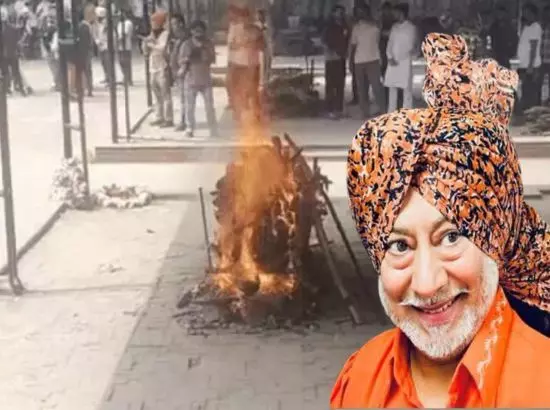 ਜਸਵਿੰਦਰ ਭੱਲਾ ਦਾ ਨਮ ਅੱਖਾਂ ਨਾਲ ਅੰਤਿਮ ਸਸਕਾਰ