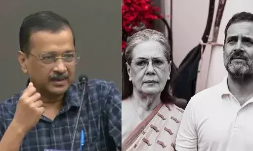 Arvind Kejriwal: ਆਪ ਸੁਪਰੀਮੋ ਅਰਵਿੰਦ ਕੇਜਰੀਵਾਲ ਦਾ ਕਾਂਗਰਸ ਤੇ ਤਿੱਖਾ ਹਮਲਾ, ਬੋਲੇ - ਨੈਸ਼ਨਲ ਹੈਰਾਲਡ ਕੇਸ ਚ ਗਾਂਧੀ ਪਰਿਵਾਰ ਚੋਂ ਕੋਈ ਜੇਲ ਨਹੀਂ ਗਿਆ