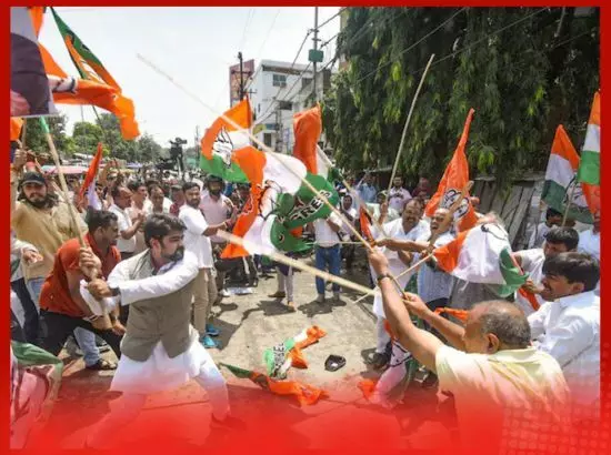 ਪਟਨਾ ਵਿੱਚ ਪ੍ਰਧਾਨ ਮੰਤਰੀ ਮੋਦੀ ਦੇ ਅਪਮਾਨ ਨੂੰ ਲੈ ਕੇ ਝੜਪਾਂ