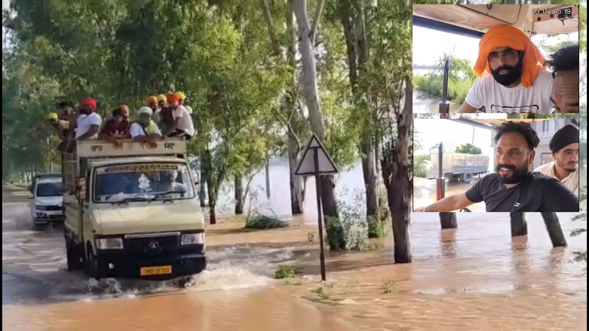 ਹੜ੍ਹ ਪੀੜਤਾਂ ਲਈ ਅਗੇ ਆਏ ਨੌਜਵਾਨ, 5-5 ਫੁੱਟ ਪਾਣੀ ਚੋਂ ਕਰ ਰਹੇ ਰੈਸਕਿਊ