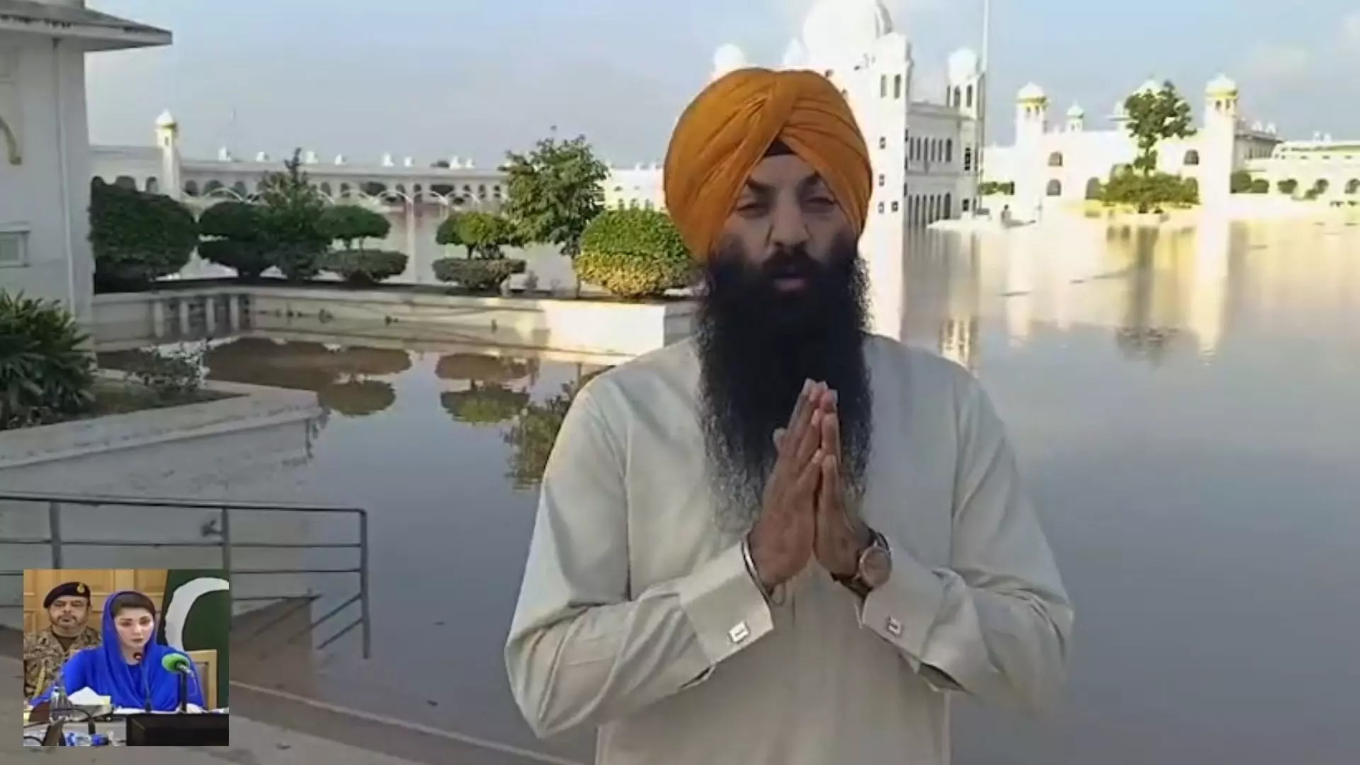 CM ਮਰੀਅਮ ਦੇ ਆਦੇਸ਼ਾਂ ਤੇ ਗੁਰਦੁਆਰਾ ਸ੍ਰੀ ਕਰਤਾਰ ਸਾਹਿਬ ’ਚੋਂ ਕੱਢਿਆ ਪਾਣੀ