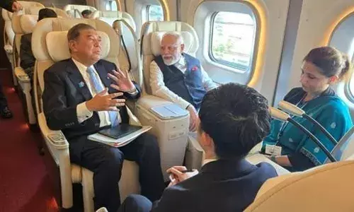 Narendra Modi: PM ਮੋਦੀ ਨੇ ਜਾਪਾਨ ਚ ਕੀਤੀ ਬੁਲੇਟ ਟ੍ਰੇਨ ਦੀ ਸਵਾਰੀ, ਦੇਖੋ ਵੀਡੀਓ