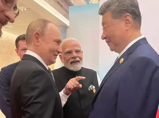 SCO ਸੰਮੇਲਨ ਵਿੱਚ ਮੋਦੀ-ਪੁਤਿਨ-ਜਿਨਪਿੰਗ ਦੀ ਮੁਲਾਕਾਤ, ਅਮਰੀਕਾ ਨੂੰ ਸੰਦੇਸ਼