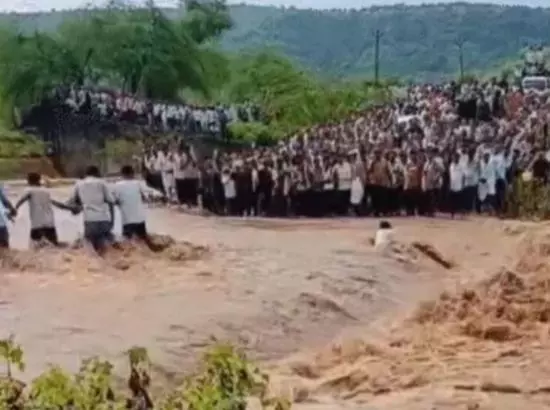 ਰਾਜਸਥਾਨ ਚ ਮੀਂਹ ਦਾ ਕਹਿਰ: ਬੰਨ੍ਹ ਟੁੱਟਣ ਨਾਲ ਪਿੰਡ ਪਾਣੀ ਚ ਡੁੱਬੇ