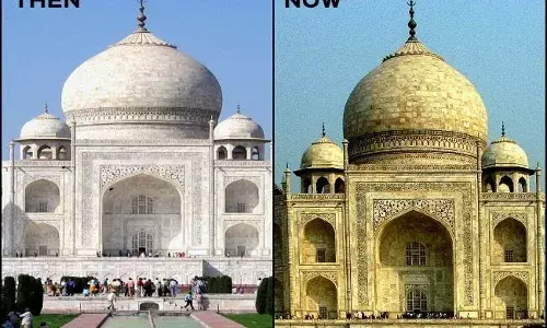 Taj Mahal: ਭਾਰੀ ਮੀਂਹ ਕਰਕੇ ਲੀਕ ਹੋਣ ਲੱਗਿਆ ਤਾਜ ਮਹਿਲ, ਹਾਲਤ ਸੁਧਾਰਨ ਲਈ ਪੁਰਾਤੱਤਵ ਵਿਭਾਗ ਕਰ ਰਿਹਾ ਇਹ ਕੰਮ