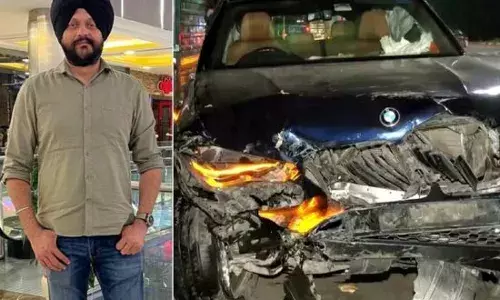 BMW ਡਰਾਈਵਰ ਔਰਤ ਗ੍ਰਿਫ਼ਤਾਰ, ਹਾਦਸੇ ਚ ਵਿੱਤ ਮੰਤਰਾਲੇ ਦੇ ਅਧਿਕਾਰੀ ਦੀ ਹੋਈ ਸੀ ਮੌਤ