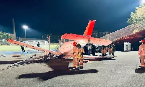 ਟੋਰਾਂਟੋ ਦੇ ਪੂਰਬੀ ਇਲਾਕੇ ਵਿਚ ਹਵਾਈ ਜਹਾਜ਼ ਕਰੈਸ਼, 3 ਜ਼ਖਮੀ