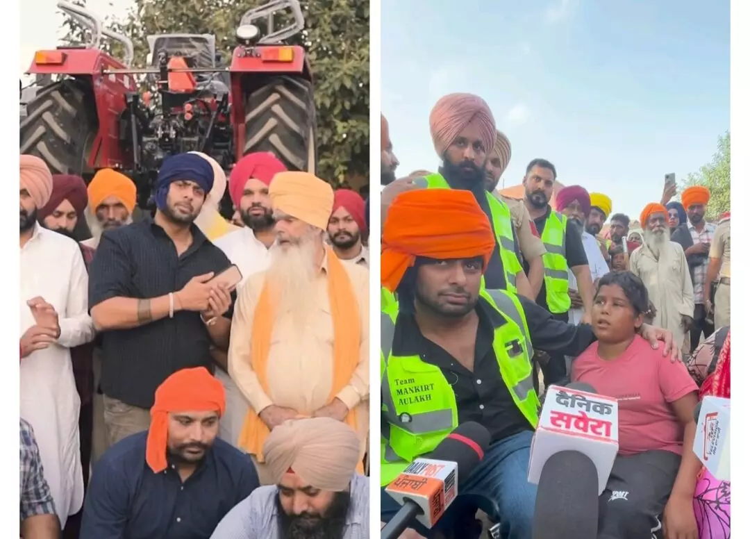 Mankirt Aulakh: ਪੰਜਾਬੀ ਗਾਇਕ ਮਨਕੀਰਤ ਔਲਖ ਬਣਿਆ ਪੰਜਾਬ ਦੇ ਹੜ੍ਹ ਪੀੜਤਾਂ ਲਈ ਮਸੀਹਾ, ਫ਼ਿਰੋਜ਼ਪੁਰ ਚ ਵੰਡੇ ਟ੍ਰੈਕਟਰ