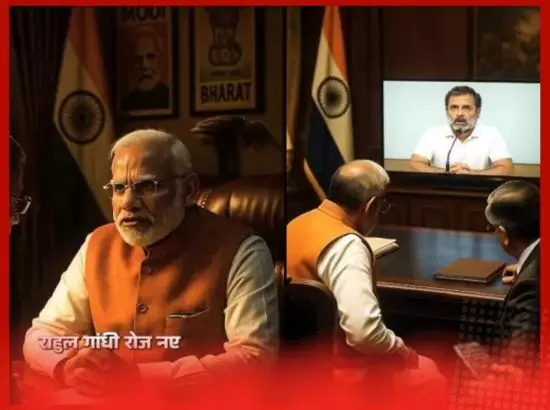 ਕਾਂਗਰਸ ਨੇ PM ਮੋਦੀ ਦਾ ਨਵਾਂ AI ਵੀਡੀਓ ਜਾਰੀ ਕੀਤਾ, ਚੋਣ ਕਮਿਸ਼ਨਰ ਨਾਲ ਗੱਲਬਾਤ ਦਿਖਾਈ