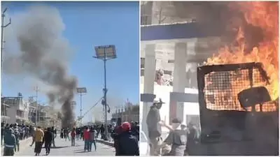 Leh Protest: ਲੇਹ ਵਿੱਚ ਭੜਕੀ ਹਿੰਸਾ, ਪੂਰਨ ਰਾਜ ਦੀ ਮੰਗ ਨੂੰ ਲੈਕੇ ਹਿੰਸਕ ਪ੍ਰਦਰਸ਼ਨ
