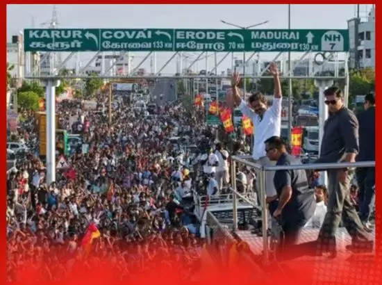 ਵਿਜੇ ਨੇ ਭਗਦੜ ਪੀੜਤਾਂ ਦੇ ਵਾਰਸਾਂ  ਲਈ ਕੀਤਾ ਵੱਡੇ ਮੁਆਵਜ਼ੇ ਦਾ ਐਲਾਨ