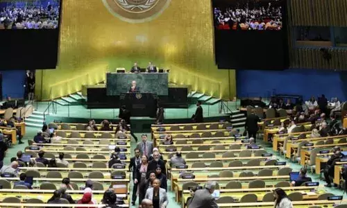 ਸੰਯੁਕਤ ਰਾਸ਼ਟਰ ਚ ਨੇਤਨਯਾਹੂ ਦੇ ਭਾਸ਼ਣ ਦੌਰਾਨ ਵਾਕਆਊਟ, ਈਰਾਨ ਨੇ ਕੀਤਾ ਮਜ਼ਾਕ