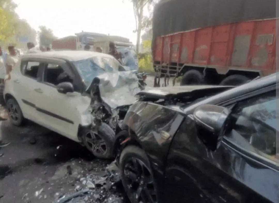 Accident News: ਕੁਰੂਕਸ਼ੇਤਰ ਚ ਭਿਆਨਕ ਹਾਦਸਾ, ਦੋ ਕਾਰਾਂ ਦੀ ਆਹਮੋ ਸਾਹਮਣੇ ਟੱਕਰ, 5 ਮੌਤਾਂ Accident News: ਕੁਰੂਕਸ਼ੇਤਰ ਚ ਭਿਆਨਕ ਹਾਦਸਾ, ਦੋ ਕਾਰਾਂ ਦੀ ਆਹਮੋ ਸਾਹਮਣੇ ਟੱਕਰ, 5 ਮੌਤਾਂ