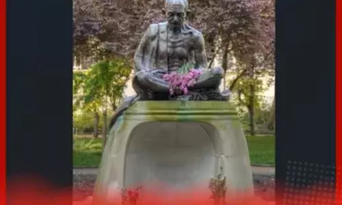 ਲੰਡਨ ਵਿੱਚ ਮਹਾਤਮਾ ਗਾਂਧੀ ਦੇ ਬੁੱਤ ਦੀ ਭੰਨਤੋੜ