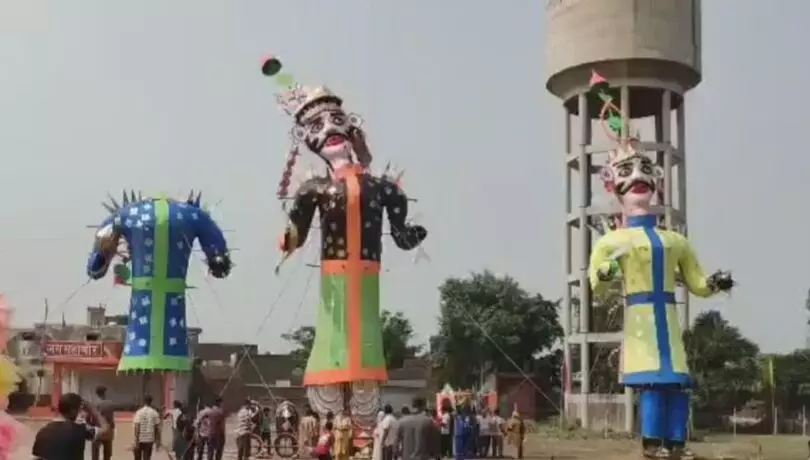 Dussehra News: ਜਲੰਧਰ ਵਿੱਚ ਖ਼ਰਾਬ ਹੋਇਆ ਦੁਸਿਹਰੇ ਦਾ ਮਜ਼ਾ, ਮੀਂਹ ਨਾਲ ਡਿੱਗਿਆ ਰਾਵਣ ਦਾ ਪੁਤਲਾ