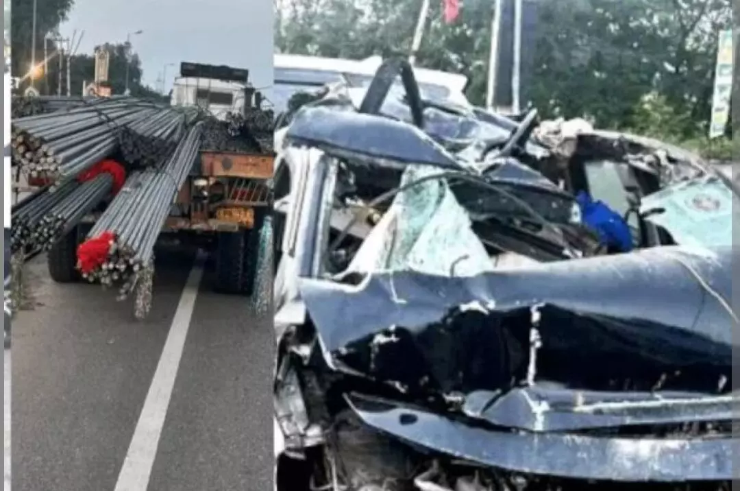 Punjab News: ਸਰੀਏ ਨਾਲ ਭਰੇ ਟਰੱਕ ਵਿੱਚ ਜਾ ਵੜੀ ਕਾਰ, ਮਿਲੀ ਅਜਿਹੀ ਮੌਤ ਕਿ ਦੇਖ ਕੰਬ ਜਾਵੇਗੀ ਰੂਹ