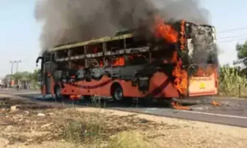Rajasthan News: ਰਾਜਸਥਾਨ ਵਿੱਚ ਵੱਡਾ ਹਾਦਸਾ, ਚੱਲਦੀ ਬੱਸ ਨੂੰ ਲੱਗੀ ਅੱਗ, ਜ਼ਿੰਦਾ ਸੜੀਆਂ ਸਵਾਰੀਆਂ