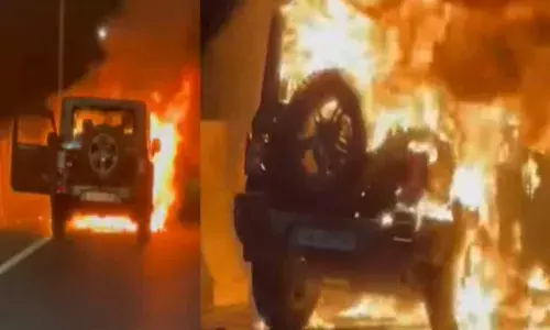 Punjab News: ਜਲੰਧਰ ਵਿੱਚ ਭਿਆਨਕ ਐਕਸੀਡੈਂਟ, ਥਾਰ ਨੂੰ ਲੱਗੀ ਅੱਗ, ਸਾਬਕਾ ਸਰਪੰਚ ਦੀ ਮੌਤ