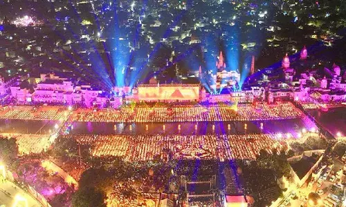 Ayodhya Diwali: ਦੀਵਾਲੀ ਤੋਂ ਪਹਿਲਾਂ ਦੁਲਹਨ ਵਾਂਗ ਸਜਿਆ ਅਯੁੱਧਿਆ ਦਾ ਰਾਮ ਮੰਦਰ, ਬਣ ਗਿਆ ਵਿਸ਼ਵ ਰਿਕਾਰਡ