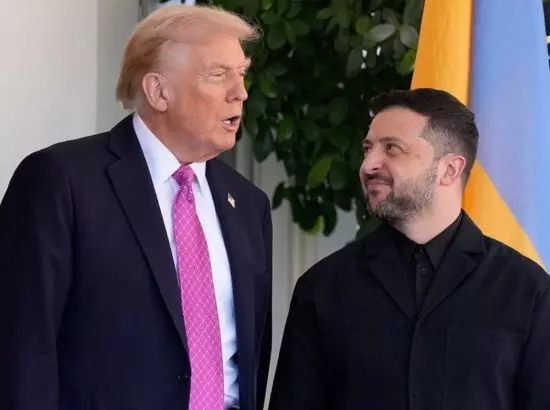 ਟਰੰਪ ਨੇ ਜ਼ੇਲੇਂਸਕੀ ਨੂੰ ਕਿਹਾ, ਸ਼ਰਤਾਂ ਮੰਨ ਹੀ ਲਓ ਟਰੰਪ ਨੇ ਜ਼ੇਲੇਂਸਕੀ ਨੂੰ ਕਿਹਾ, ਸ਼ਰਤਾਂ ਮੰਨ ਹੀ ਲਓ