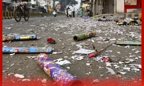 ਦੀਵਾਲੀ ਦੇ ਜਸ਼ਨ ਦੌਰਾਨ ਮੰਦਰ ਵਿੱਚ ਹਫੜਾ-ਦਫੜੀ