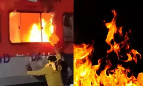 ਧਮਾਕੇ ਨਾਲ ਜਨਸੇਵਾ ਐਕਸਪ੍ਰੈਸ ਵਿੱਚ ਲੱਗੀ ਭਿਆਨਕ ਅੱਗ