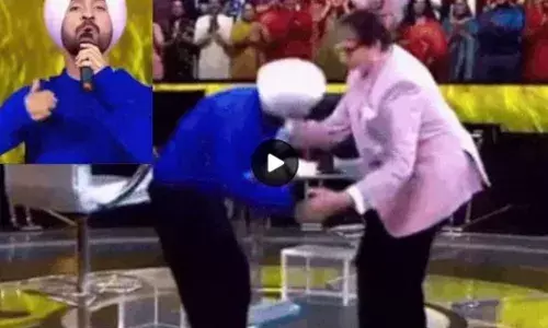 ਗਾਇਕ ਦਿਲਜੀਤ ਦੋਸਾਂਝ ਨੇ ਅਮਿਤਾਭ ਬੱਚਨ ਦੇ ਪੈਰ ਕਿਉਂ ਛੂਹੇ ?