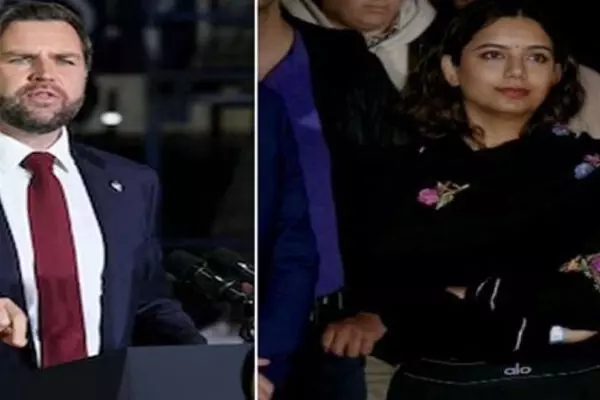 ਹਿੰਦੂ ਔਰਤ ਨੇ ਘੇਰ ਲਿਆ ਅਮਰੀਕਾ ਦਾ ਉਪ ਰਾਸ਼ਟਰਪਤੀ