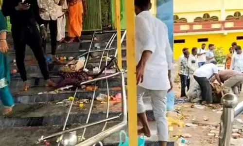 ਮੰਦਰ ਨਿਰਮਾਤਾ ਨੇ ਭਗਦੜ ਮਾਮਲੇ ਦੀ ਜਿੰਮੇਵਾਰੀ ਰੱਬ ਤੇ ਸੁੱਟੀ