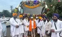 ਅਸਾਮ ਤੋਂ ਸ਼ੁਰੂ ਹੋਇਆ ਨਗਰ ਕੀਰਤਨ ਸ਼੍ਰੀ ਅਕਾਲ ਤਖਤ ਸਾਹਿਬ ਪਹੁੰਚਿਆ, ਸ਼੍ਰੀ ਅਕਾਲ ਤਖਤ ਸਾਹਿਬ ਤੋਂ ਡੇਰਾ ਬਾਬਾ ਨਾਨਕ ਲਈ ਨਗਰ ਕੀਰਤਨ ਰਵਾਨਾ