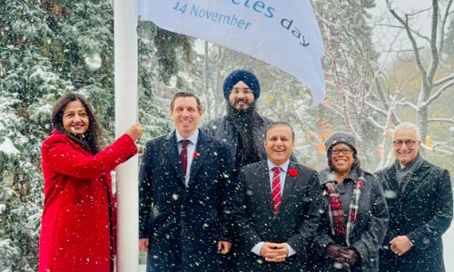 ਬਰੈਂਪਟਨ ਵਿੱਚ ਪੰਜਵੇਂ ਸਾਲਾਨਾ ਵਿਸ਼ਵ ਡਾਇਬਟੀਜ਼ ਦਿਵਸ ਦਾ ਲਹਿਰਾਇਆ ਗਿਆ ਝੰਡਾ