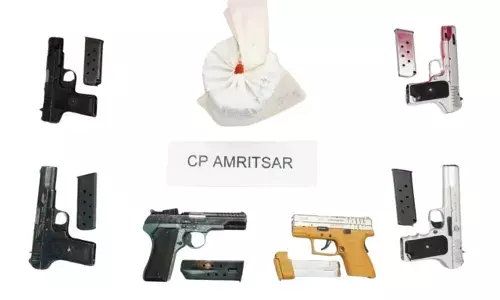 Punjab : ਛੇ ਪਿਸਤੌਲਾਂ, 1 ਕਿਲੋ ਹੈਰੋਇਨ ਸਮੇਤ ਪੰਜ ਗ੍ਰਿਫ਼ਤਾਰ