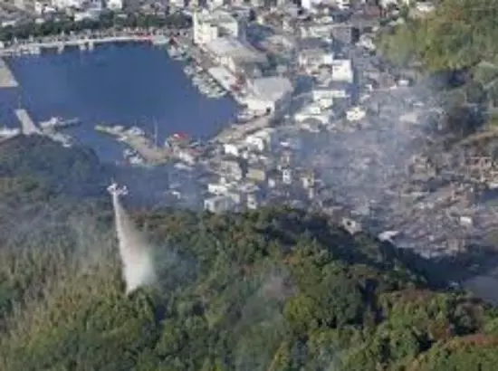 ਜਪਾਨ ਵਿੱਚ ਸਭ ਤੋਂ ਭਿਆਨਕ ਅੱਗ: ਓਇਟਾ ਵਿੱਚ 170 ਤੋਂ ਵੱਧ ਇਮਾਰਤਾਂ ਤਬਾਹ