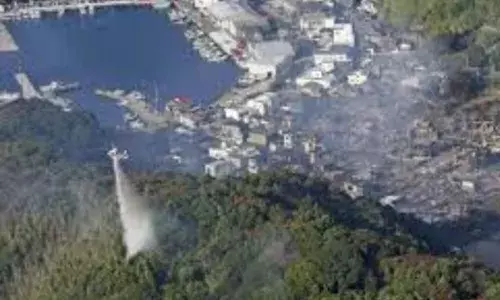 ਜਪਾਨ ਵਿੱਚ ਸਭ ਤੋਂ ਭਿਆਨਕ ਅੱਗ: ਓਇਟਾ ਵਿੱਚ 170 ਤੋਂ ਵੱਧ ਇਮਾਰਤਾਂ ਤਬਾਹ