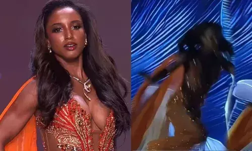 Miss Universe: ਮਿਸ ਯੂਨੀਵਰਸ ਮੁਕਾਬਲੇ ਦੌਰਾਨ ਵਾਪਿਰਆ ਹਾਦਸਾ, ਜਮਾਇਕਾ ਦੀ ਸੁੰਦਰੀ ਬੁਰੀ ਤਰ੍ਹਾਂ ਡਿੱਗੀ, ਲੱਗੀ ਸੱਟ