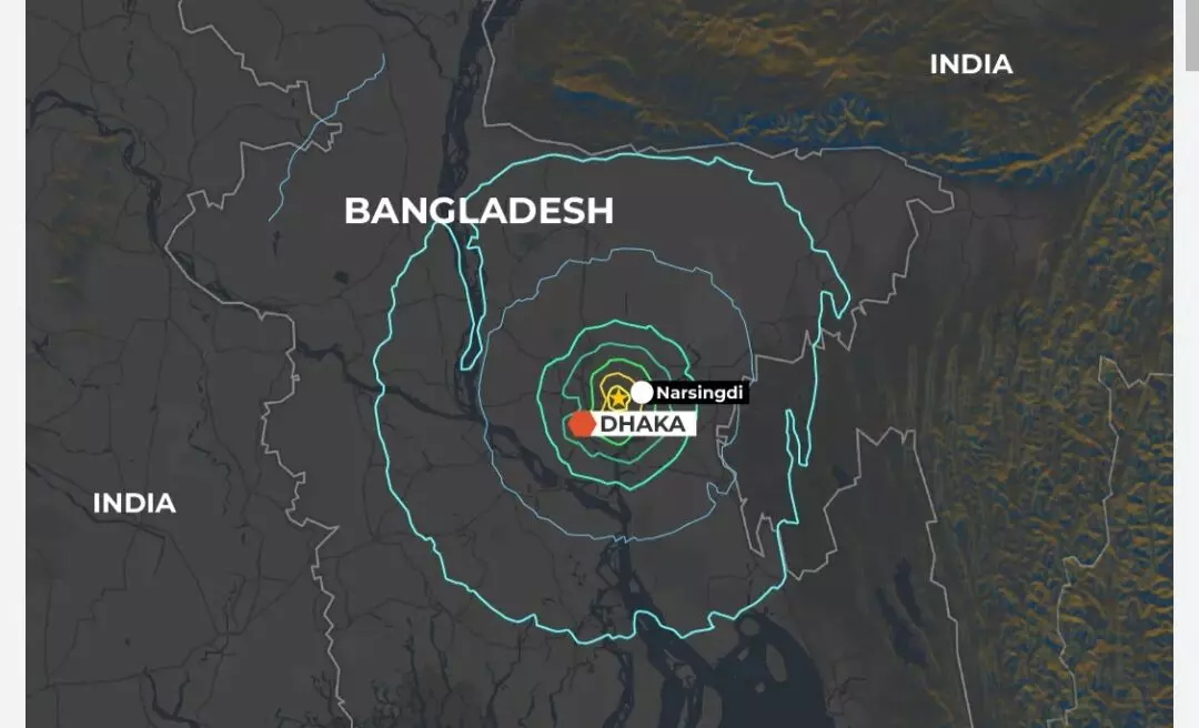 Earthquake: ਬੰਗਲਾਦੇਸ਼ ਵਿੱਚ ਭੂਚਾਲ ਨਾਲ ਹਿੱਲੀ ਧਰਤੀ, ਜਾਣੋ ਕਿੰਨੀ ਸੀ ਤੀਬਰਤਾ