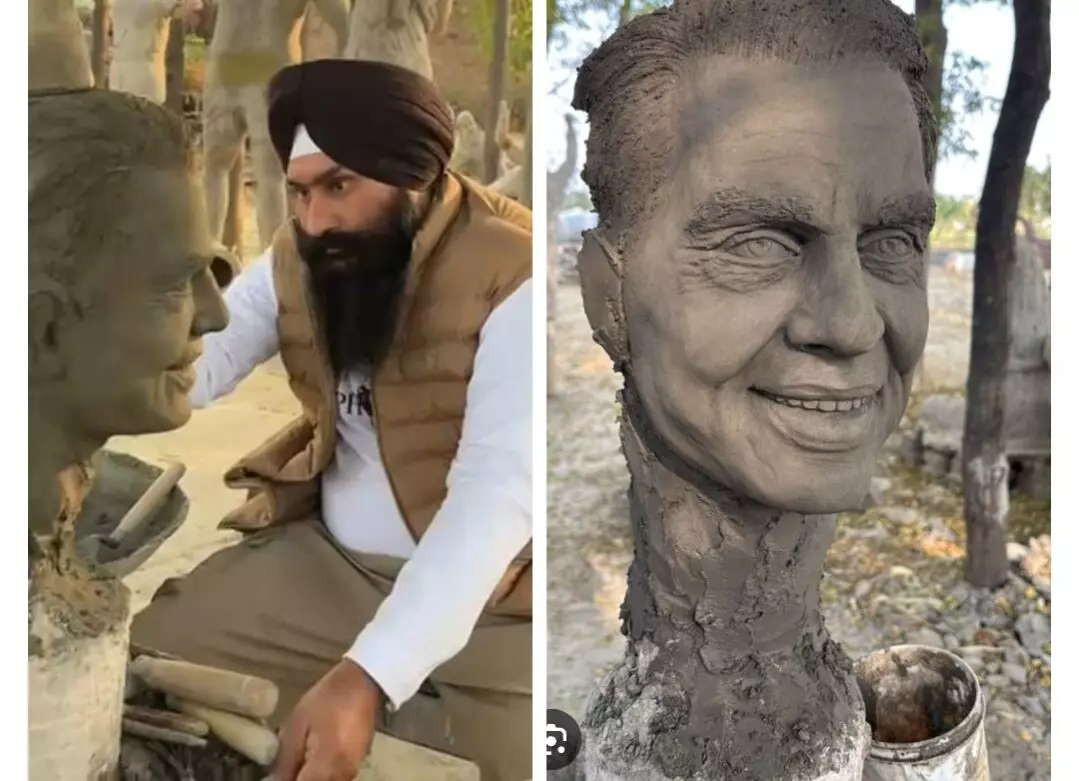Punjab: ਮੋਗਾ ਵਿੱਚ ਤਿਆਰ ਹੋ ਰਿਹਾ ਲੀਜੈਂਡ ਅਦਾਕਾਰ ਧਰਮਿੰਦਰ ਦਾ ਪੁਤਲਾ, ਜਾਣੋ ਕਿੰਨਾ ਆਵੇਗਾ ਖ਼ਰਚਾ