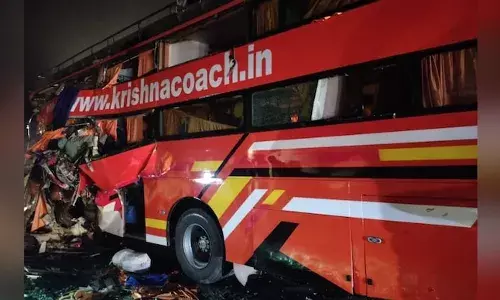 Accident: ਸਵਾਰੀਆਂ ਨਾਲ ਭਰੀ ਬੱਸ ਪਲਟੀ, 14 ਲੋਕ ਹੋਏ ਜ਼ਖ਼ਮੀ