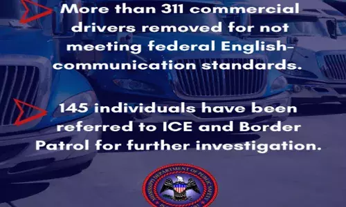 ਅਮਰੀਕਾ ਵਿਚ ਅੰਗਰੇਜ਼ੀ ਦੀ ਭੇਟ ਚੜ੍ਹੇ 311 ਟਰੱਕ ਡਰਾਈਵਰ