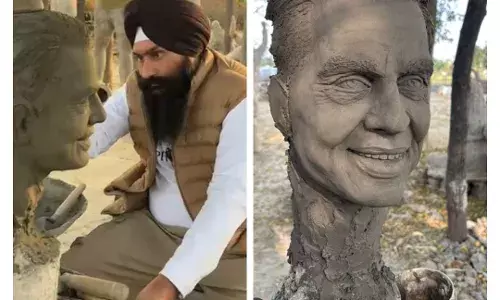 Punjab: ਮੋਗਾ ਵਿੱਚ ਤਿਆਰ ਹੋ ਰਿਹਾ ਲੀਜੈਂਡ ਅਦਾਕਾਰ ਧਰਮਿੰਦਰ ਦਾ ਪੁਤਲਾ, ਜਾਣੋ ਕਿੰਨਾ ਆਵੇਗਾ ਖ਼ਰਚਾ