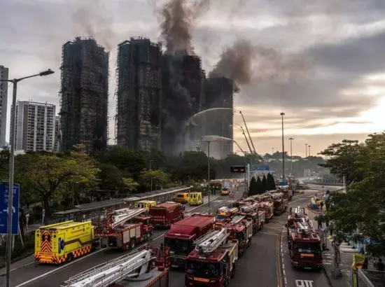 ਹਾਂਗ ਕਾਂਗ : ਇਮਾਰਤ ਨੂੰ ਲੱਗੀ ਅੱਗ ਵਿਚ ਹੁਣ ਤੱਕ 44 ਮੌਤਾਂ, 279 ਲਾਪਤਾ