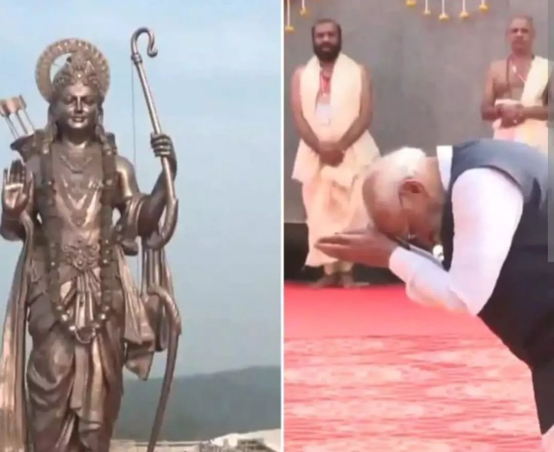 PM ਮੋਦੀ ਨੇ ਗੋਆ ਵਿੱਚ 77 ਫੁੱਟ ਉੱਚੀ ਮੂਰਤੀ ਦੀ ਕੋਈ ਘੁੰਡ ਚੁਕਾਈ, ਜਾਣੋ ਇਸ ਚ ਕੀ ਹੈ ਖ਼ਾਸ PM ਮੋਦੀ ਨੇ ਗੋਆ ਵਿੱਚ 77 ਫੁੱਟ ਉੱਚੀ ਮੂਰਤੀ ਦੀ ਕੋਈ ਘੁੰਡ ਚੁਕਾਈ, ਜਾਣੋ ਇਸ ਚ ਕੀ ਹੈ ਖ਼ਾਸ