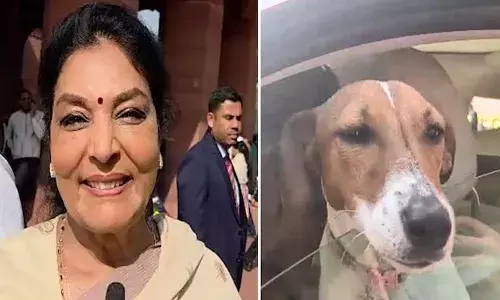 Renuka Chaudhary: ਕਾਂਗਰਸ MP ਰੇਣੁਕਾ ਚੌਧਰੀ ਸੰਸਦ ਵਿੱਚ ਕੁੱਤਾ ਲੈਕੇ ਪਹੁੰਚੀ, ਹੋ ਗਿਆ ਵਿਵਾਦ