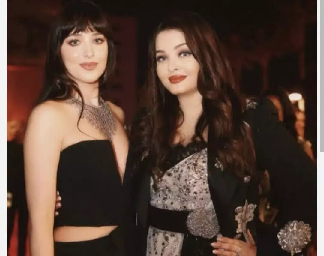 Aishwarya Rai: ਐਸ਼ਵਰਿਆ ਰਾਏ ਨੂੰ ਮਿਲੀ ਮਸ਼ਹੂਰ ਹਾਲੀਵੁੱਡ ਅਦਾਕਾਰਾ ਡਕੋਟਾ ਜੌਨਸਨ