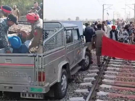 ਪੰਜਾਬ ਚ ਰੇਲਵੇ ਪਟੜੀਆਂ ਤੇ ਕਿਸਾਨਾਂ ਦੀ ਪੁਲਿਸ ਨਾਲ ਝੜਪ, ਪੜ੍ਹੋ ਪੂਰੀ ਰਿਪੋਰਟ