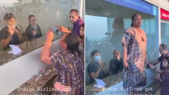 Indigo Crisis: ਮੁੰਬਈ ਹਵਾਈ ਅੱਡੇ ਤੇ ਅਫ਼ਰੀਕੀ ਮਹਿਲਾ ਨੇ ਕੀਤਾ ਹੰਗਾਮਾ, ਫ਼ਲਾਈਟ ਕੈਂਸਲ ਹੋਣ ਤੇ ਭੜਕੀ